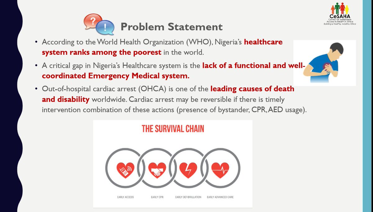 cesahafrica's tweet photo. #IMPORTANT
Do you work in an establishment situated along Lekki-Epe expressway (Eti-Osa LGA)?
Then this is for you!
Kindly fill this form.
https://t.co/I5cqjnS53j

#cesahafrica #worldhealthorganization #unicef #publichealth #firstaid #CPR #suddencardiacarrest #unitednations #AED https://t.co/rUmKVR8Brg
