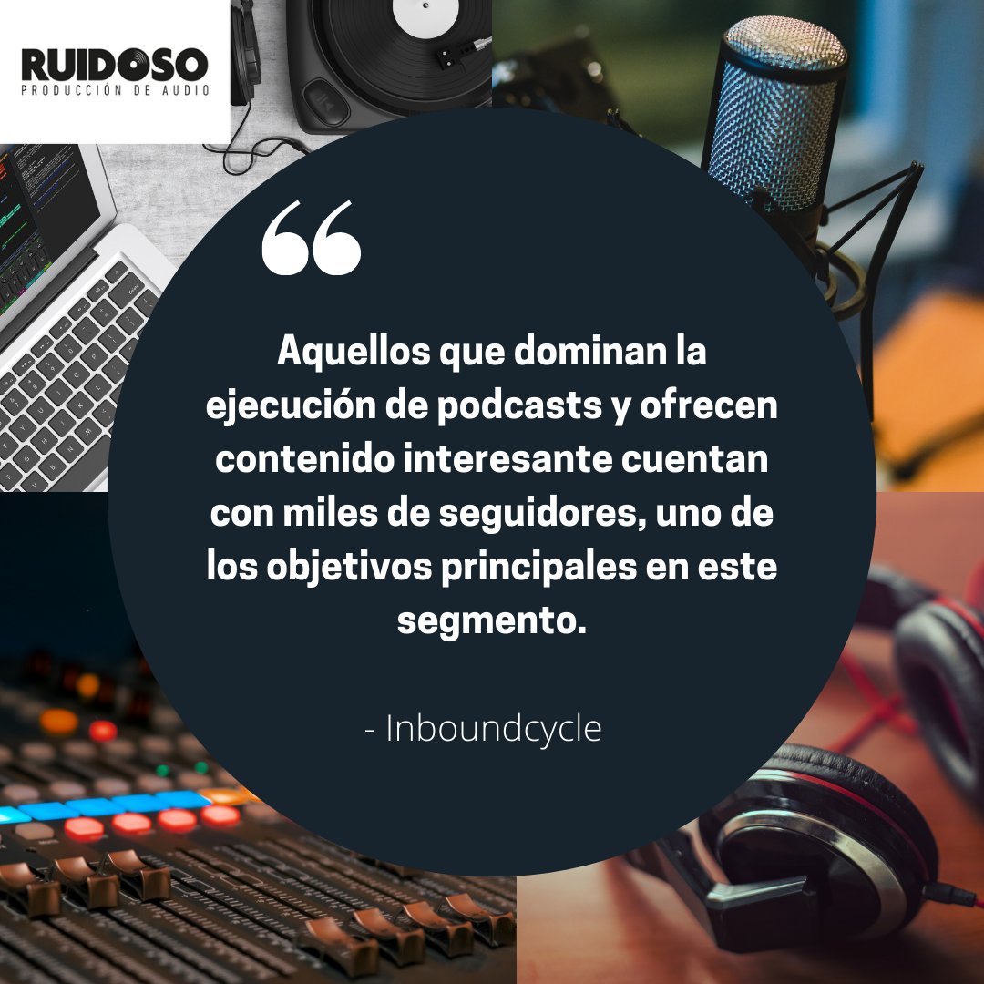 Ruidoso_Studio's tweet photo. 🤓 ✅ Pregunta por nuestros servicios 📧 

#podcast #producciondeaudio #estrategia #podcasting #ventas #marketingdecontenidos #marketingtips #digitalmarketing #marketingestrategico #emprendedores #pyme #marketingstrategy  #branding #empresas #negocios #marketing https://t.co/ER2mpQKc9g