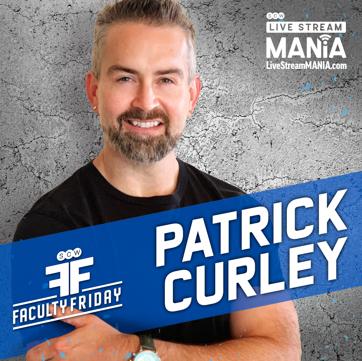 We're all about retention this #FacultyFriday and Patrick Curley is a one stop shop for just that! After opening his first gym &amp; becoming profitable in less than three months.  Get the inside scoop direct from Patrick next week at Live Stream MANIA! 
LiveStreamMANIA.com