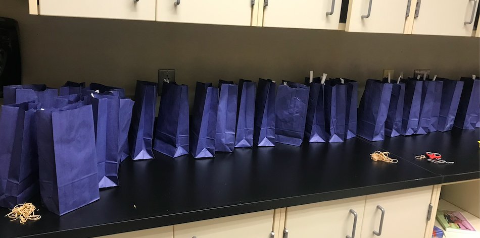 mtortorelli6's tweet photo. Organizing individual materials for a socially distant engineering activity-this photo reminds me of goody bags I would have made for my kids' birthday parties-guess what it was just as much fun! 😀🎃 https://t.co/NFBOk8Dm3a