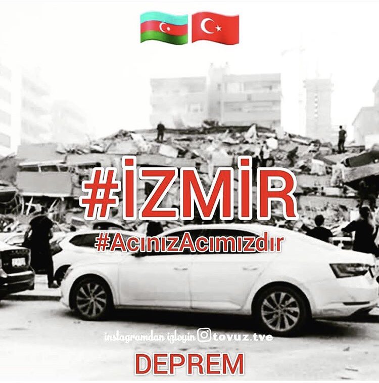 Acınız Acımızdır🇦🇿🇹🇷 #prayforizmir #izmir