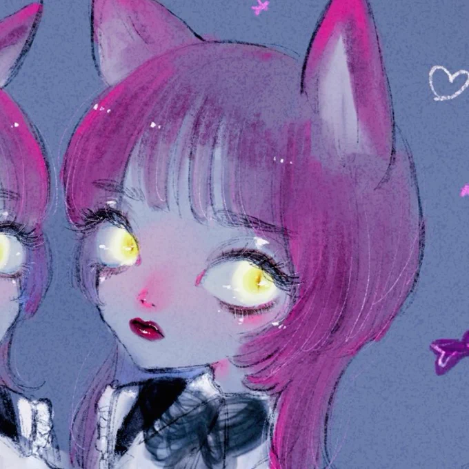 ウルフメイドちゃんズ💗🐺🐺💗
#ハロウィン2020 #Halloween2020 #ハロウィンイラスト 