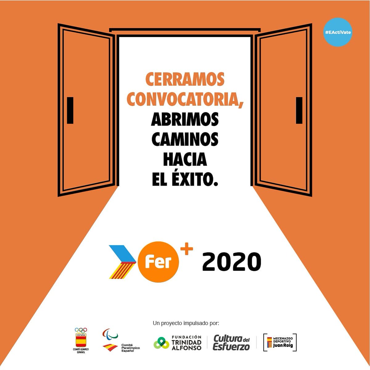 ProyectoFER's tweet image. 🔒 Cerrada la convocatoria de FER+ para el Equipo FER 2020.

🚪 Abierta la puerta hacia el éxito. 

#EActíVate #EsPotFER