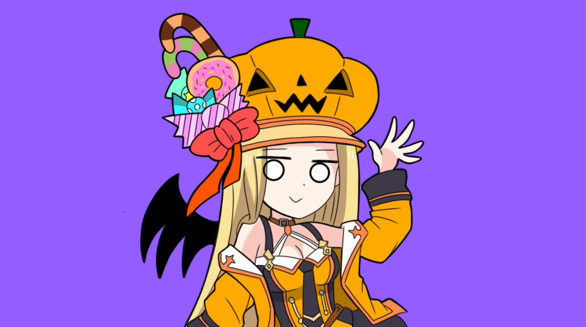 ハロウィンジオラハロウィン クダン Skeb募集中のイラスト