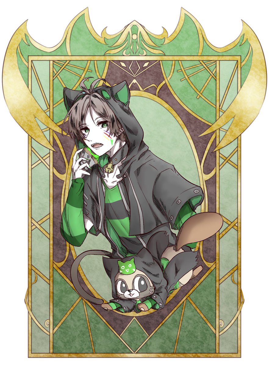 さっきのハロウィンのやつ 加工前の明るいの 藍鍋のイラスト さっきのハロウィンのやつ 加工前の明るいの 藍鍋のイラスト