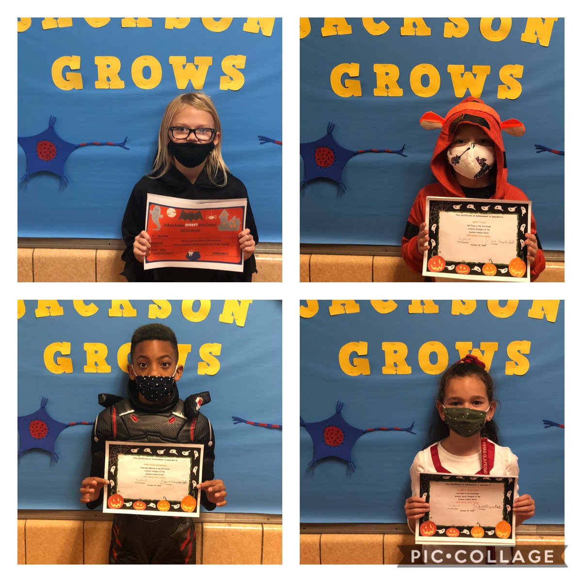 ⁦<a href="/Jackson_Ave/">Jackson Ave School</a>⁩ would like to congratulate this years “Spooky Story” winners and thank all those who participated!  Happy Halloween!
