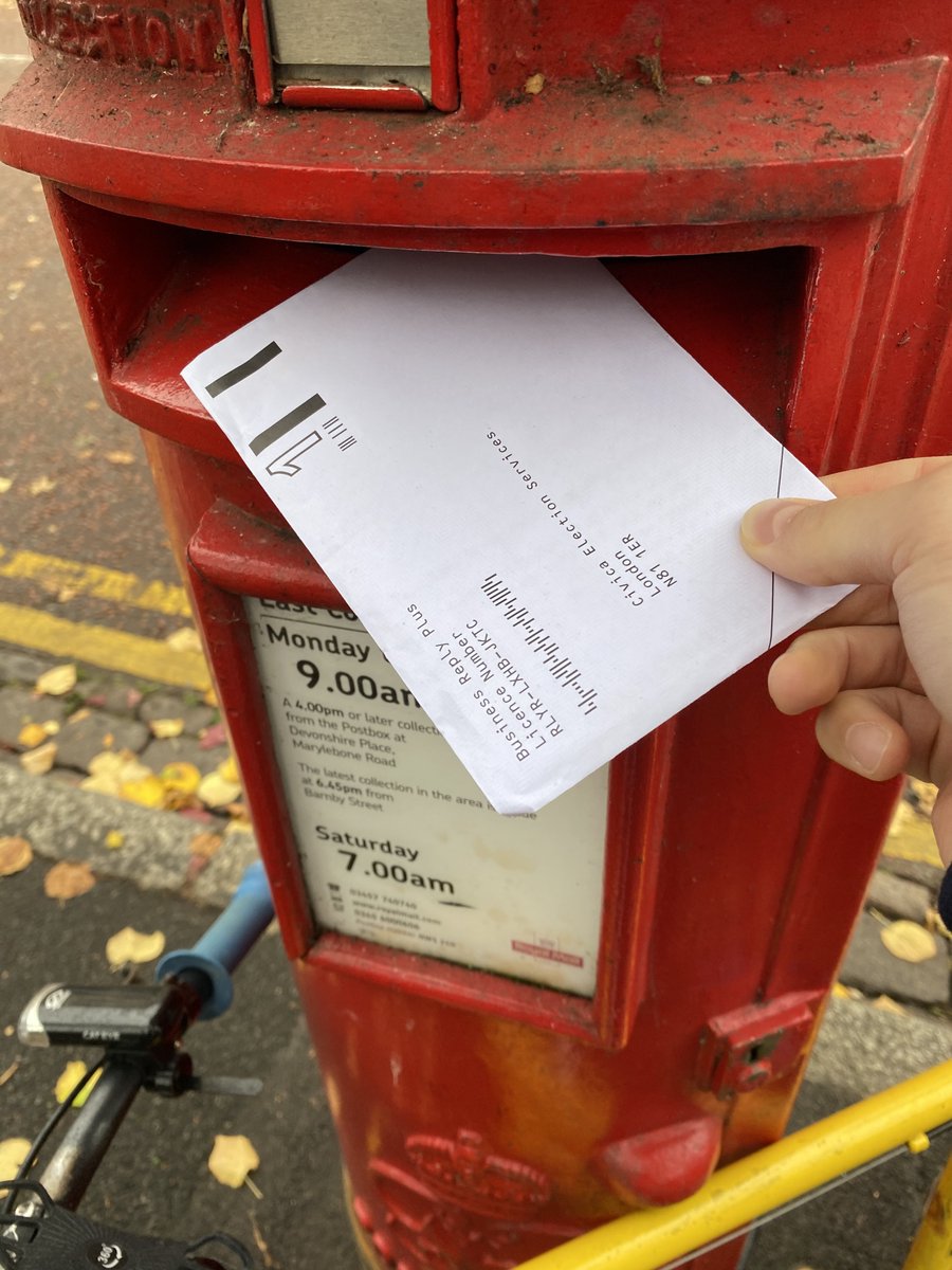 AdoFarsi's tweet photo. Just posted my vote @ImperialUCU https://t.co/tUwvNjRFbs