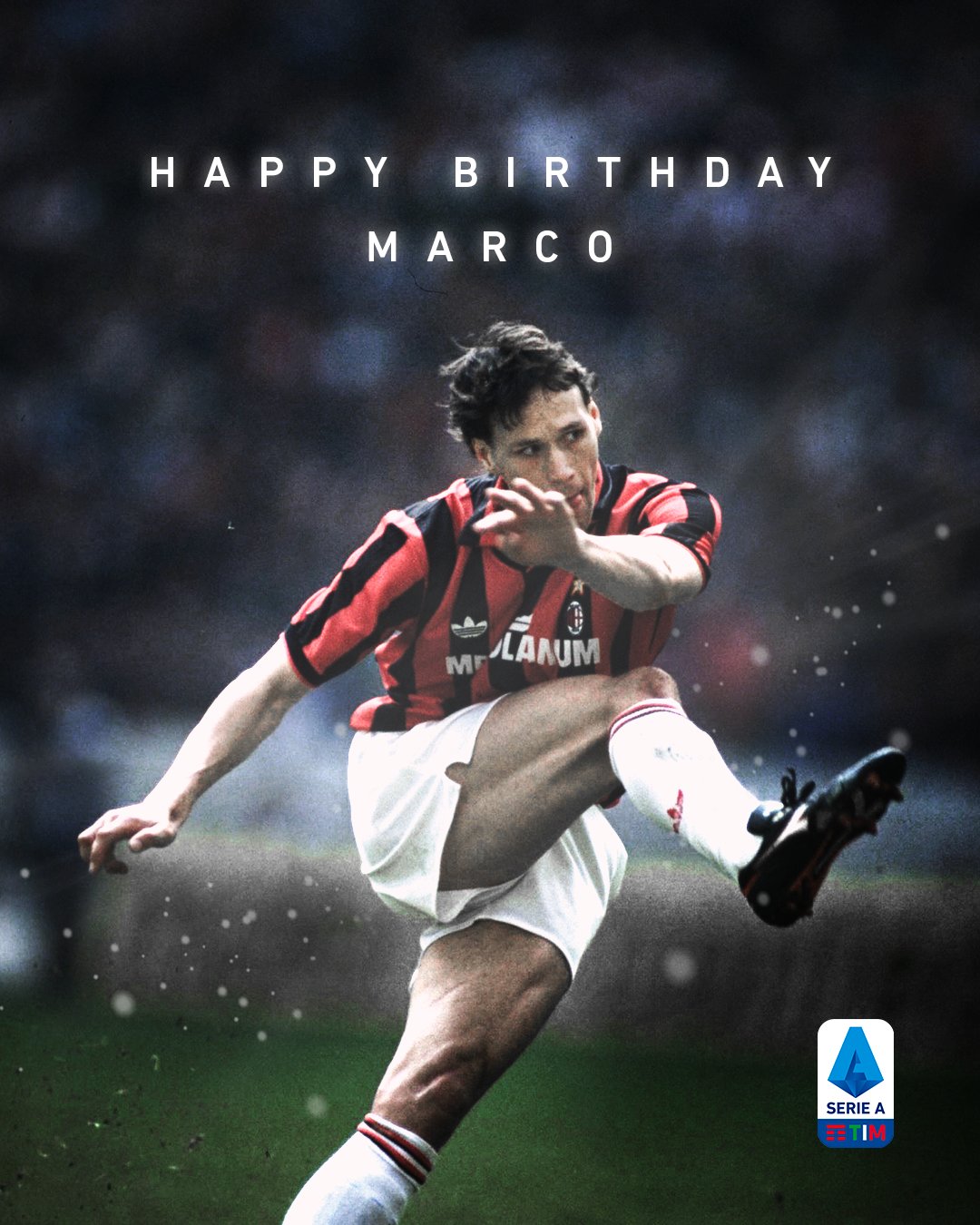 Elegant and infallible: the law of Marco Van Basten! 
Happy birthday    