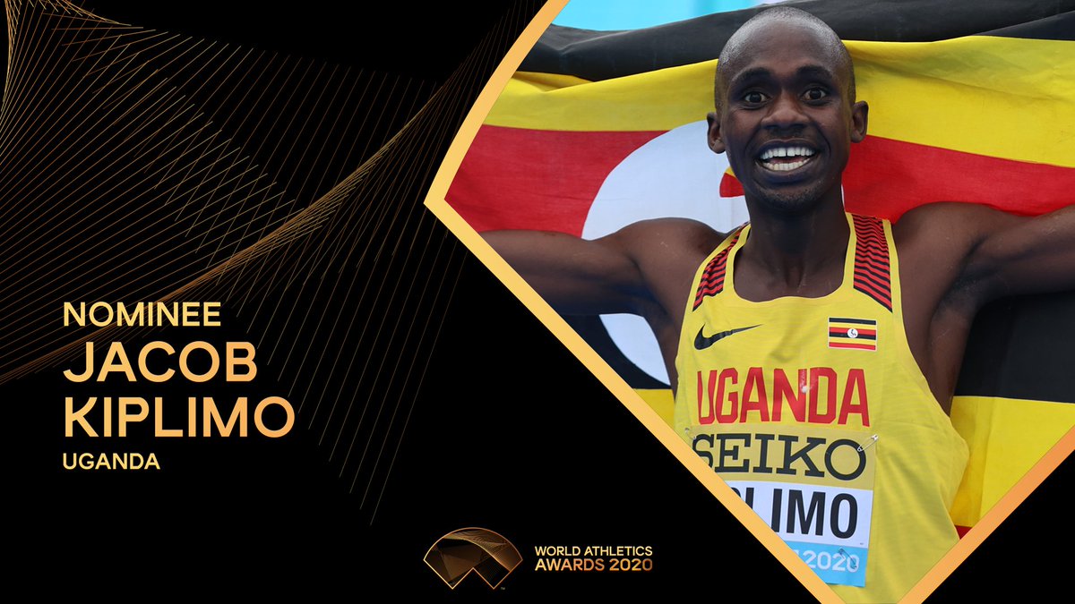#WorldAthleticsAwards announcement💫

Jacob Kiplimo is nominated for Male Athlete of the Year 2020.

Retweet this post to vote for him.