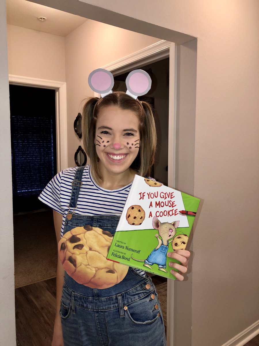 If you give Ms. Moncure a cookie... She will definitely want more than one! 🐭🍪 So excited to see all of my students’ ideas for Book Character Day! #BookCharacterDay #DolphinPride #LAESgoodtrouble @LakeAnneES @FCPSRegion1 @LauraNumeroff