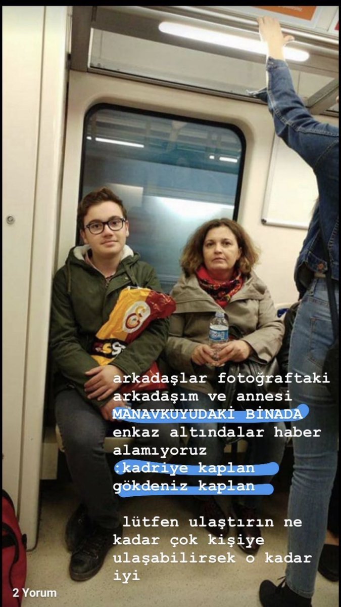 Kadriye ve Gökdeniz Kaplan'dan haber alınamıyor. Enkaz altında oldukları söyleniyor. Lütfen paylaşalım umarım kötü bir şey yoktur. 

#izmirdeprem #deprem #seferihisar #izmir