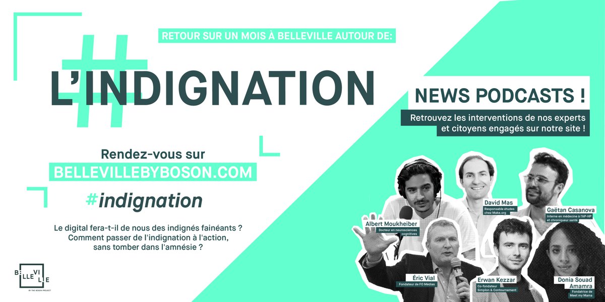 ✊ Les podcasts de notre cycle sur l'indignation sont en ligne !

Internet fera-t-il de nous des indignés canapés ?
Comment passe-t-on de l’indignation à l’action ?
Peut-on contrer notre tendance à l’amnésie ?

A retrouver ici : bit.ly/3mylN0l