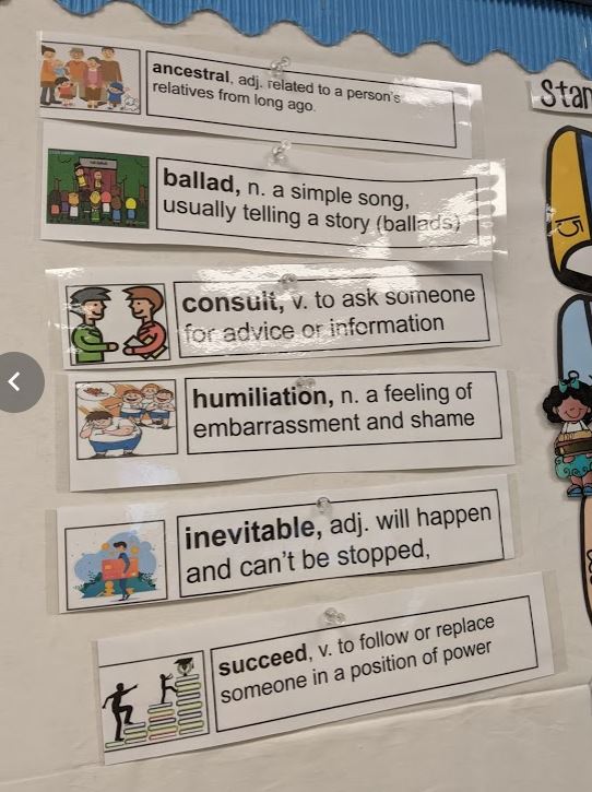 emytomita's tweet photo. 4th Grade #CKLA Empire in the Middle Ages Word Wall @Amplify @CarrollES_AISD @SerjioMedina @ENJackson32 @DBrogee #KnowledgeBuilding #RGower @delgadong94 @AldineEsl https://t.co/yX6ZRP2T8s