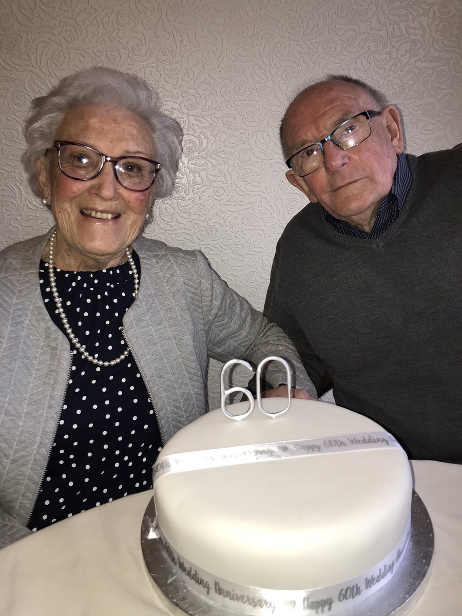 CycleKatieLou's tweet photo. Happy diamond wedding anniversary to these two amazing people, I’m so proud and lucky to call them my parents 🥂🍾❤️ #mymumanddad https://t.co/sNTLmaFfNu