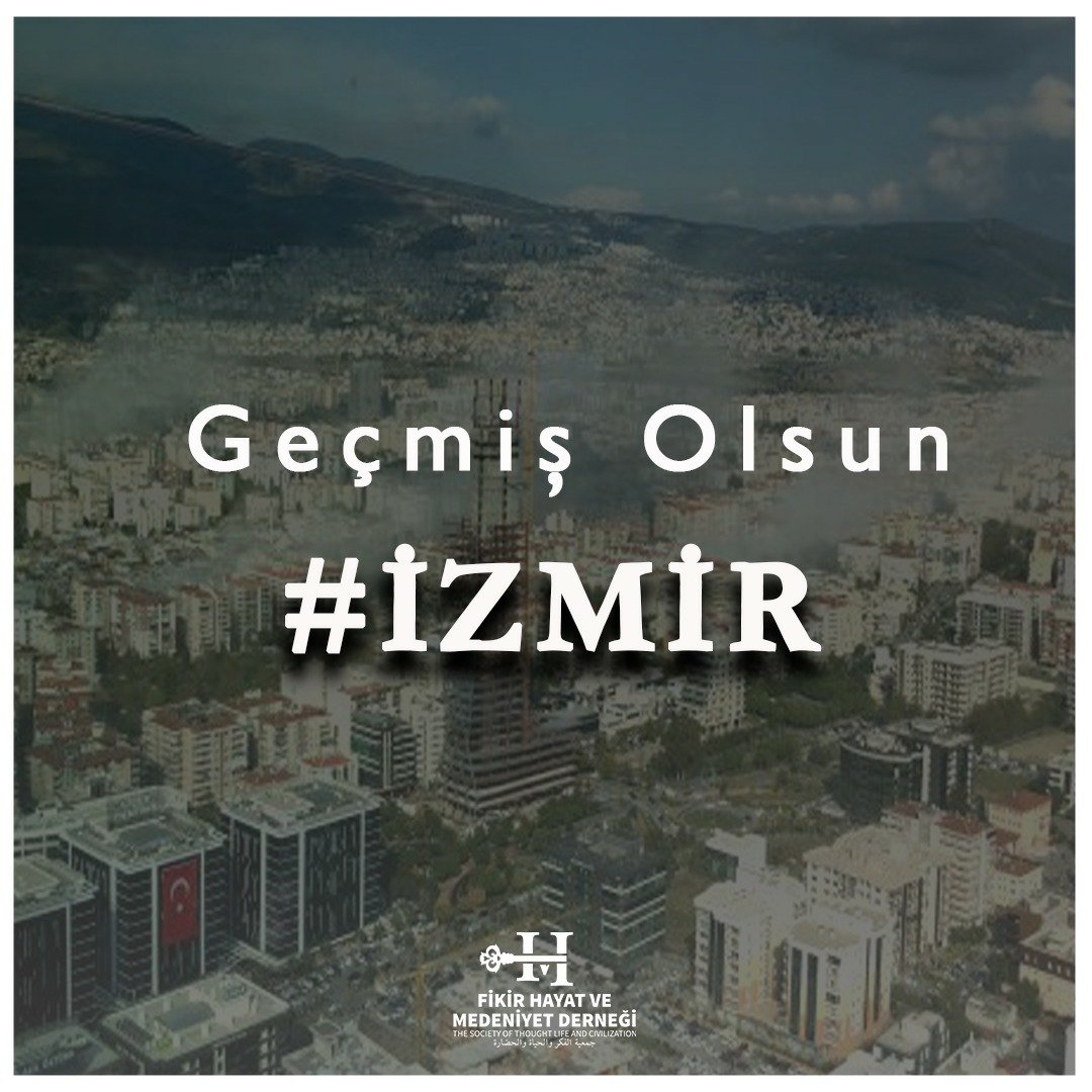 İzmir'deki depremde hayatını kaybedenlere Allah'tan rahmet tüm yaralılara acil şifa diliyoruz.

Geçmiş olsun.

#GecmisOlsunİzmir
#izmirdeprem