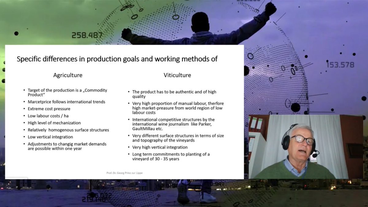 Das #TECVERSUM neigt sich dem Ende. Ein letzter Vortrag von Prof. Dr. Georg Prinz zur Lippe über Viticulture 5G 5.0 #TECVERSUM #Live