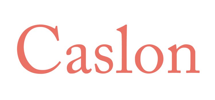 L'ais-je déjà dit, mais j'adore le Caslon.

#typography #font