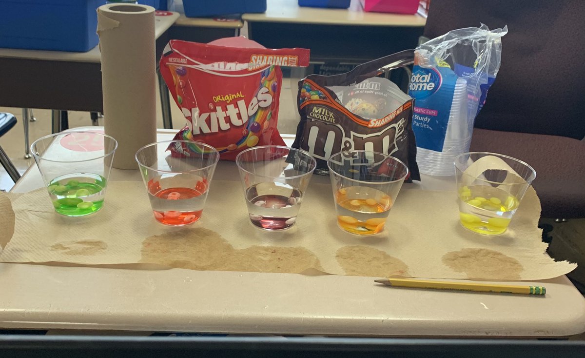 We had so much fun with some Halloween Science today!