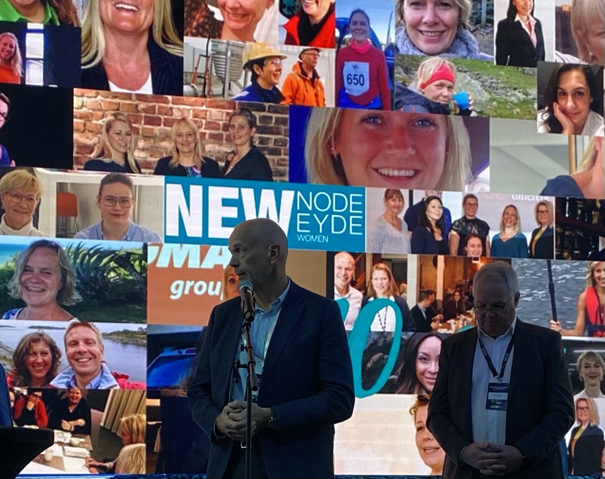 EideGro's tweet photo. Industrinettverket NEW feirer 10 års jubileum og markeres blant annet av Eydes styreleder Helge Aasen https://t.co/gaedJO1401