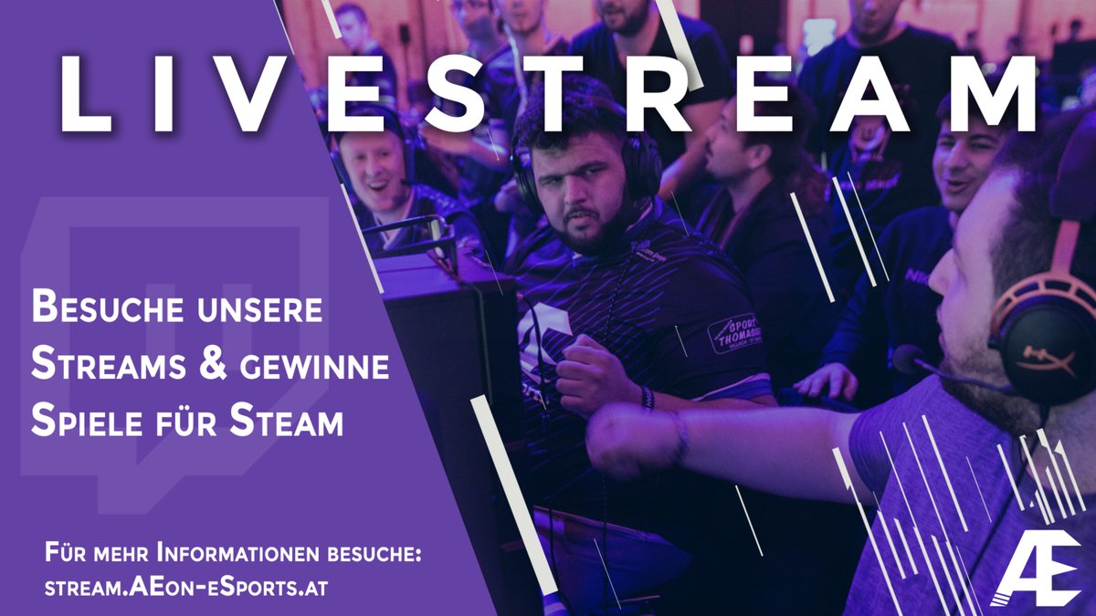 Wir gehen heute wieder 🔴 #LIVE mit laden euch ein mit uns gemeinsam zu spielen und den #Livestream zu genießen. 
Unter anderem spielen wir #AmongUs und droppen ein paar coole Codes für unsere Zuschauer!

Jetzt zum Streaming Plan: 🔗 stream.AEon-eSports.at