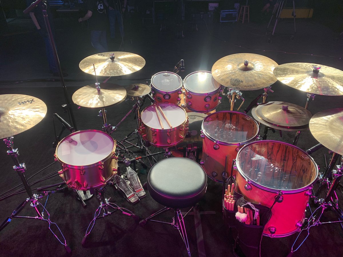 So excited to be part of the <a href="/Drumheadmag/">Drumheadmag</a> Drumhead Live Drum Fest! When one <a href="/dwdrums/">Drum Workshop, Inc.</a> True Cast snare just isn’t enough...😜 <a href="/SABIAN_Cymbals/">SABIAN Cymbals</a> <a href="/remopercussion/">Remo Inc.</a> <a href="/vicfirth/">Vic Firth</a>
