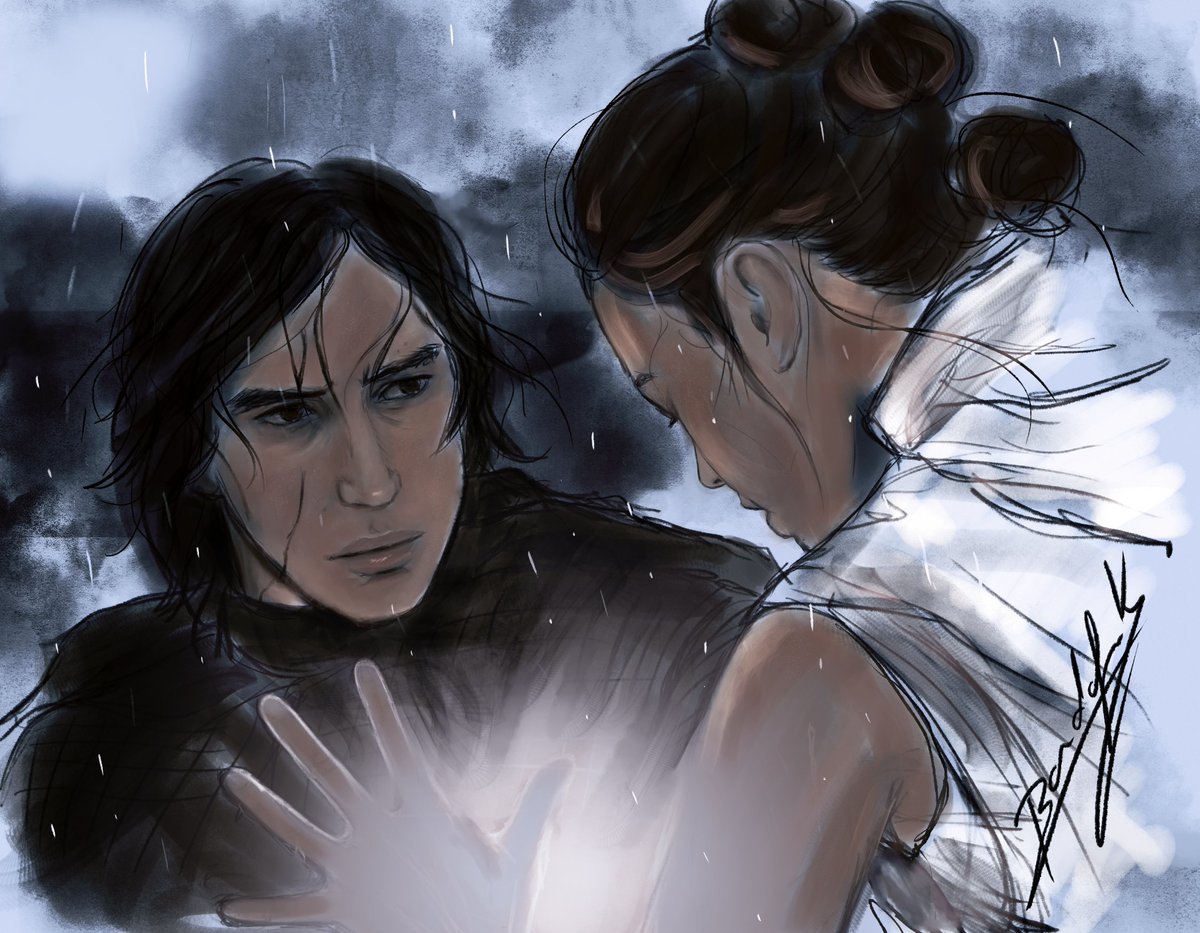 Boomdafunk's tweet photo. - Saving who we love - #reylo #starwarsfanart https://t.co/tOphvUTPFP