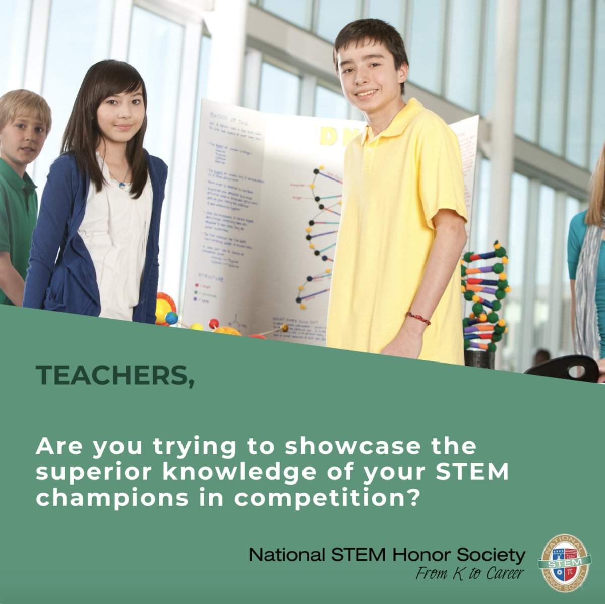 NSTEMHS's tweet image. Visit the NSTEM #STEMresource library, which consists of hundreds of #STEMcompetitions filtered by state, to find ways to recognize your students! 🚀

Check it out here ⬇️:
ow.ly/JjVb50C6WTT

#stem #K12 #sciencefair #stemcompetition #stemawards