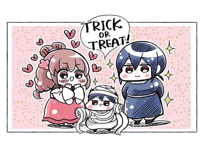 🐺🐰🐉家族でハロウィン🍭🍬🍫

#狼陛下の花嫁 