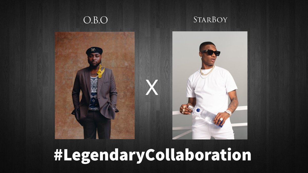 Grayons001's tweet photo. A #LegendaryCollaboration every fan is waiting for.
@davido & @wizkidayo
AKA, Daddy Imade & Daddy Boluwatife.
What would happen if these two legends meet?
One will BLOW OUR MINDS with incredibilities, while the other will make us GYRATE in celebrations. π―π₯ππ€―π€
#OneLove β€οΈ https://t.co/rHhyGorMTV