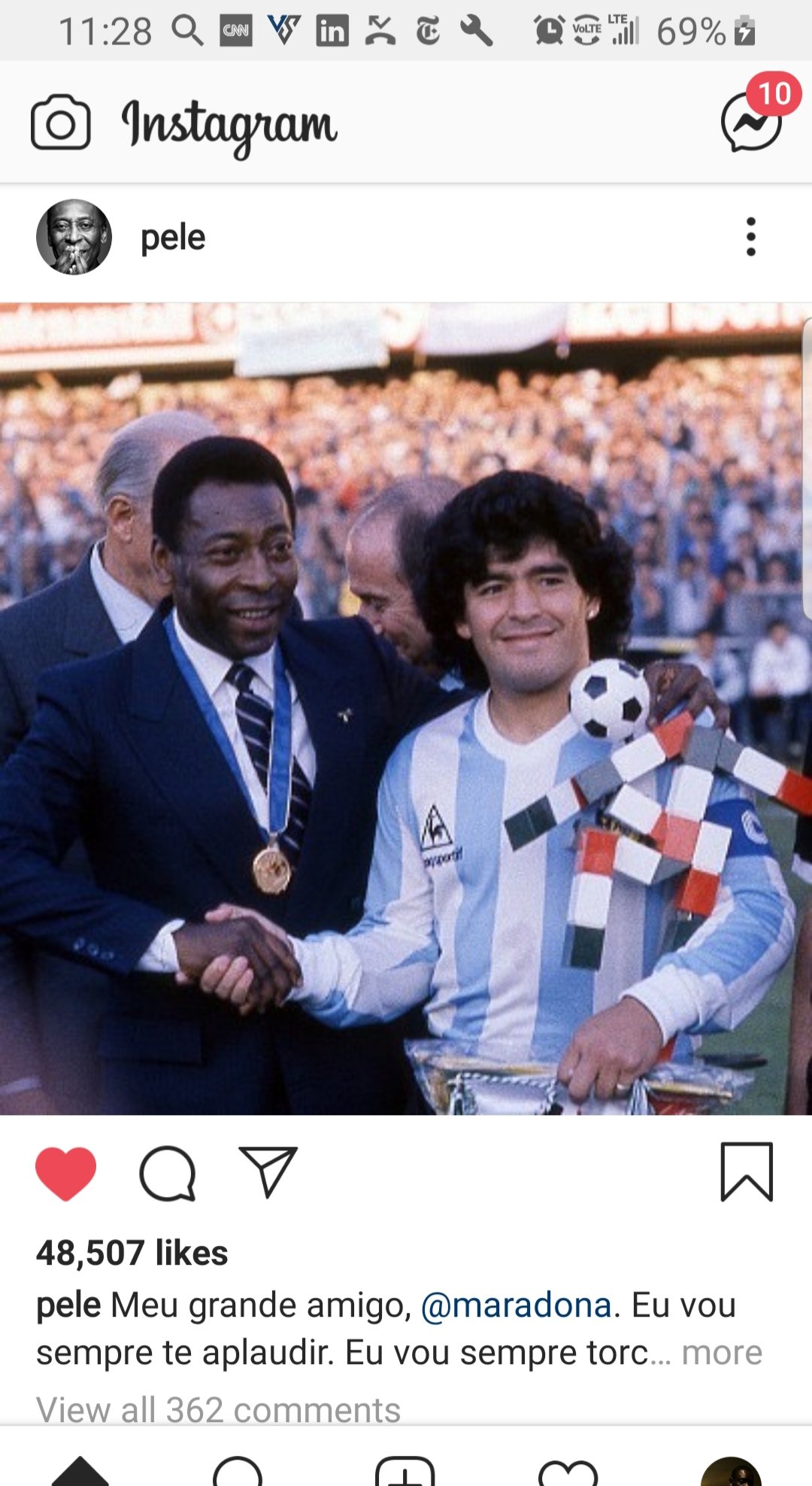 Happy 60th Birthday to Diego Armando the Second from  