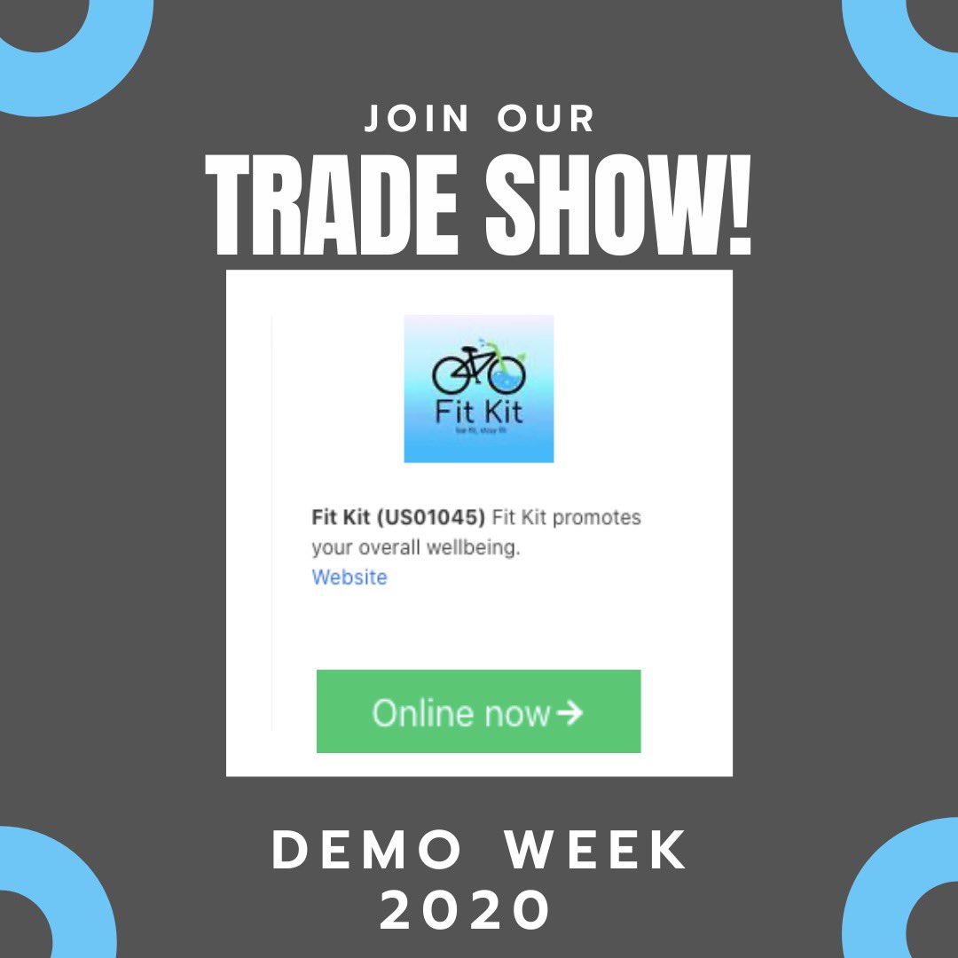 FitKit_VEI's tweet photo. Join our trade show! ONLINE NOW.🥳
#veinternational #virtualenterprise #vedemoweek https://t.co/rHytk2O75B