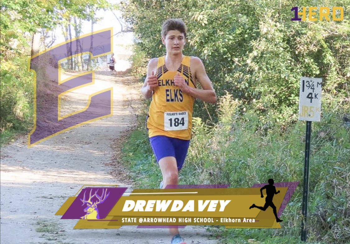 EAHSElks's tweet photo. Drew Davey-Good luck tomorrow at WIAA State Cross Country at Arrowhead HS at 1:10 PM.  #goelks https://t.co/mzOcCiEnwn