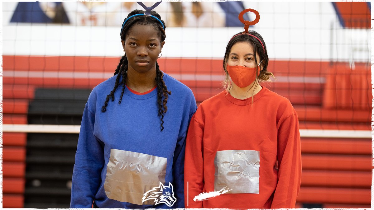 NCAAVolleyball's tweet photo. Happy Volley-ween! 🎃👻🏐

#NCAAVB | 📸 @StonyBrookVB 
https://t.co/24BxRSRs9L