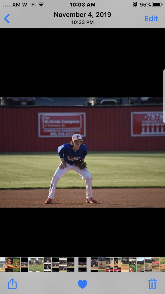 Kole first offer from Johnson University! Hard work pay’s off!! Go Royals!!