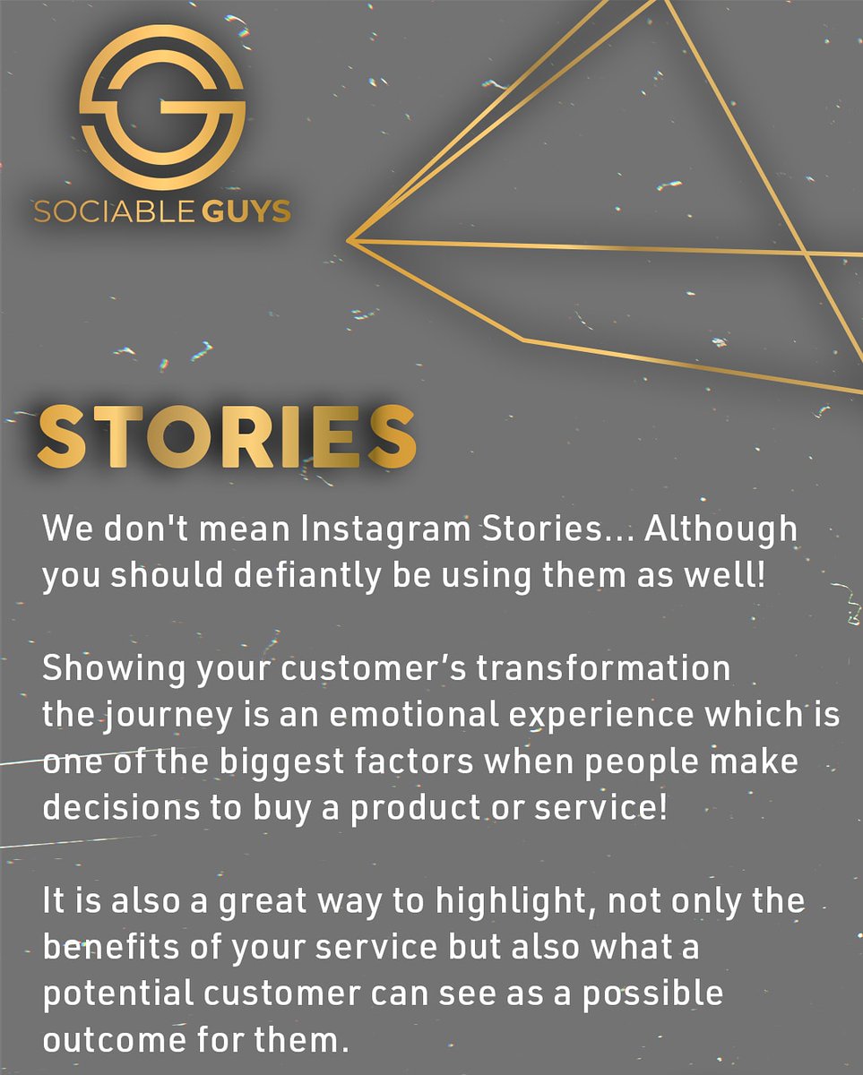 📖 Make sure you share as much as possible to make a potential customer feel comfortable 👌 Sell your brand with stories of your patient's journeys 😁