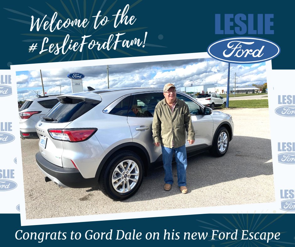 LeslieMotors's tweet photo. Welcome to the #LeslieFordFam https://t.co/olAFoICXAx