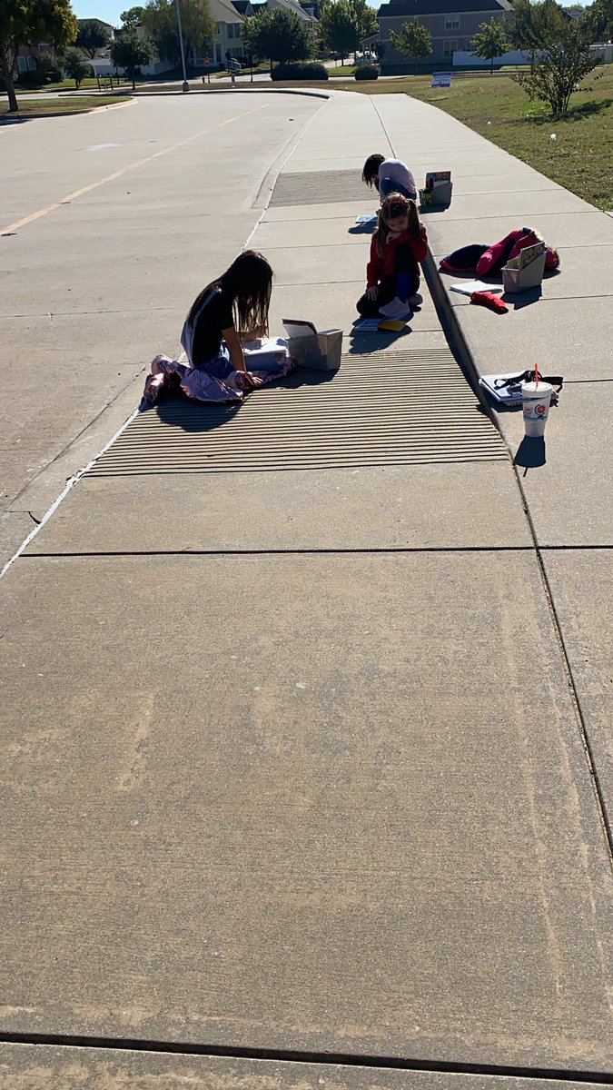 Outdoor read to self on this beautiful Friday Morning!