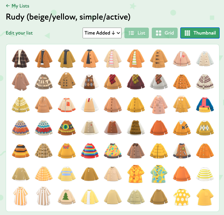 pickles_ac's tweet photo. If I started offering villager wardrobes as a service, would anyone be interested? https://t.co/4Vaf1DE0wM