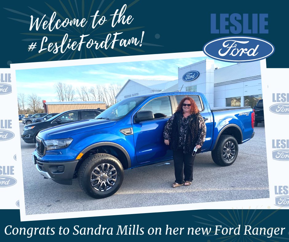 LeslieMotors's tweet photo. Welcome to the #LeslieFordFam https://t.co/olAFoICXAx