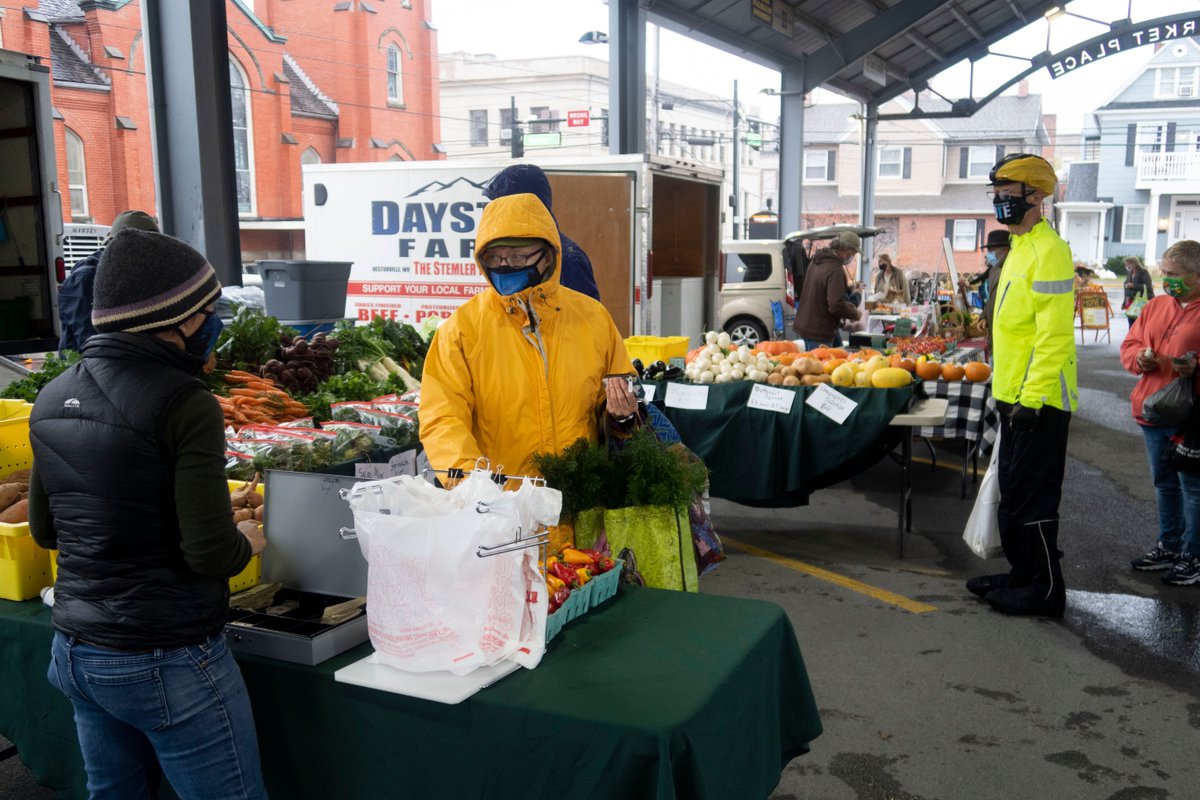 Tomorrow is market day! We will see you (with masks on!) from 8:30 a.m. - noon on Spruce Street!