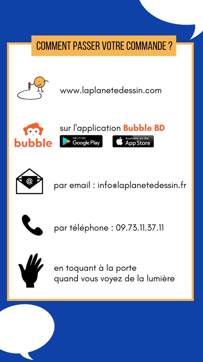 planeteDessin's tweet photo. La Planète Dessin passe au click&amp;collect ! Vous commandez, vous venez chercher, on s'occupe du reste ! https://t.co/Ruls5c3moh