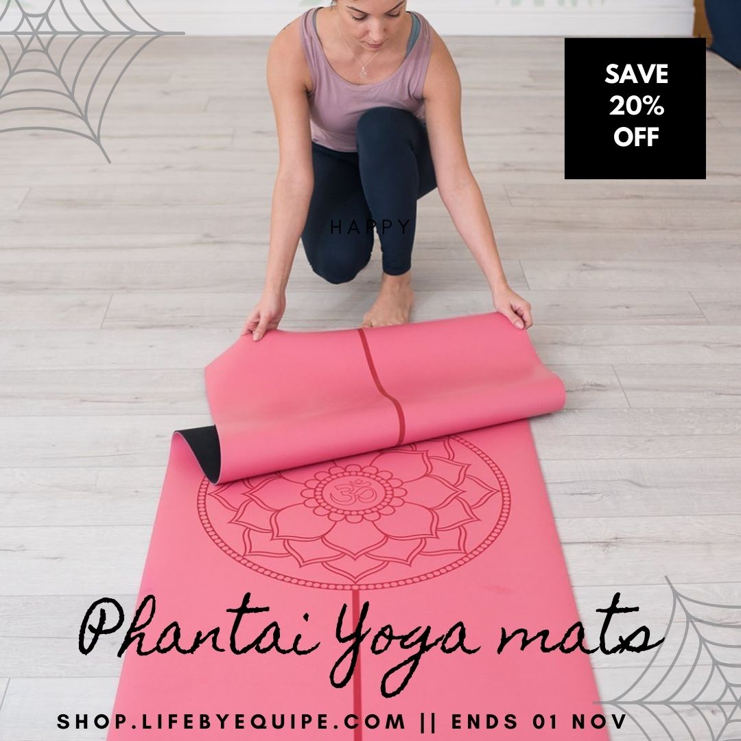 LifeByEquipe's tweet image. 20% OFF HALLOWEEN SALE ON PHANTAI YOGA MATS
Non-slip grip to get your crow flying

Discover the Mandala Yoga Mat and in all its beautiful colours. Eco-friendly and ultra grippy so you don’t get slippery 👌🏻

SAVE 20% off until 01 Nov at ow.ly/l9hw50C7iPx 😍