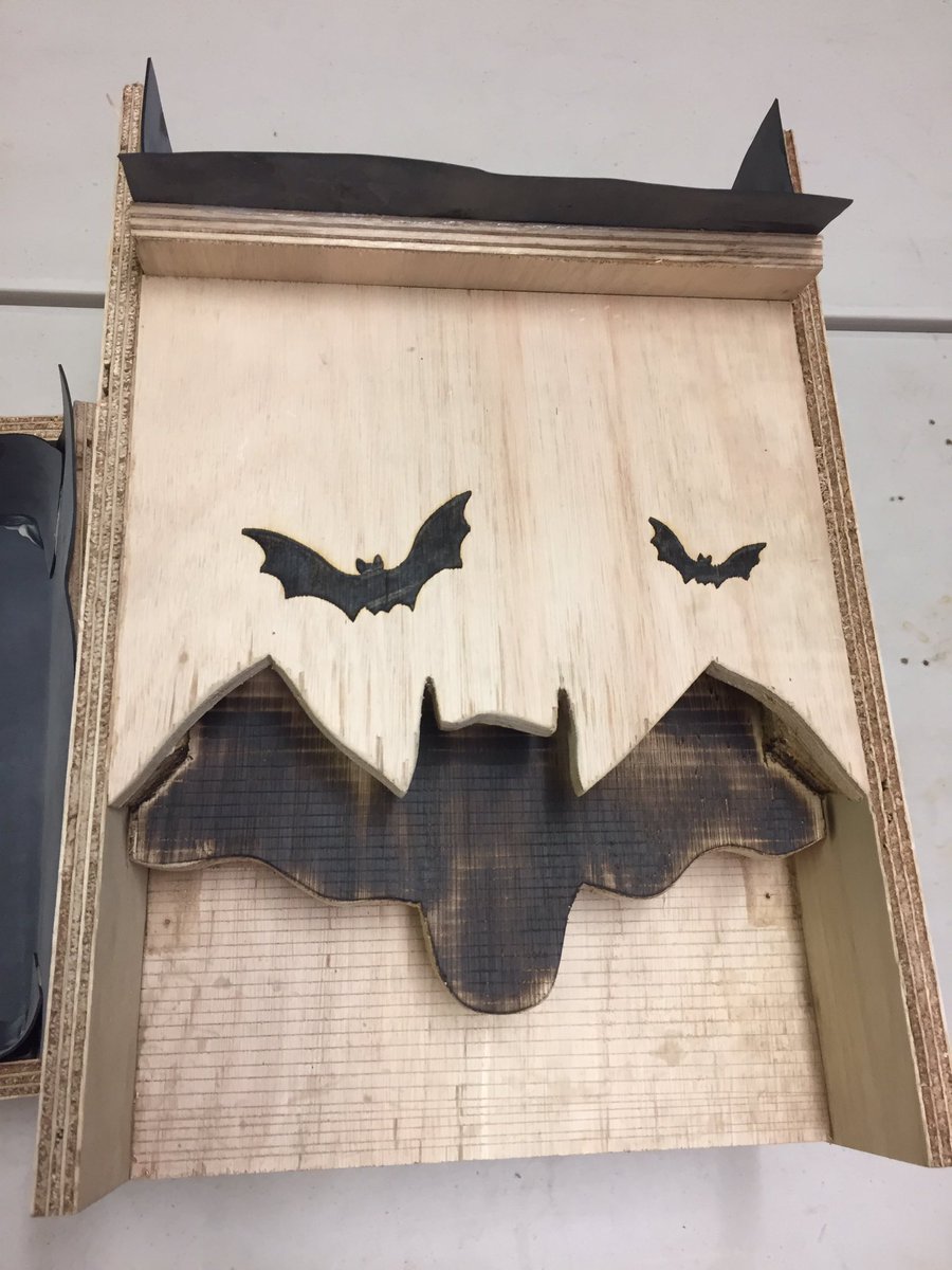 countryrangersi's tweet photo. A couple of the things I have been making with the laser for my river interpretation project. Big thanks to @ForthRiversT for the funding. #muiravonsidecountrypark #countrysideranger #bat #batbox #interpretation #forthriverstrust https://t.co/kX98OQ38qU