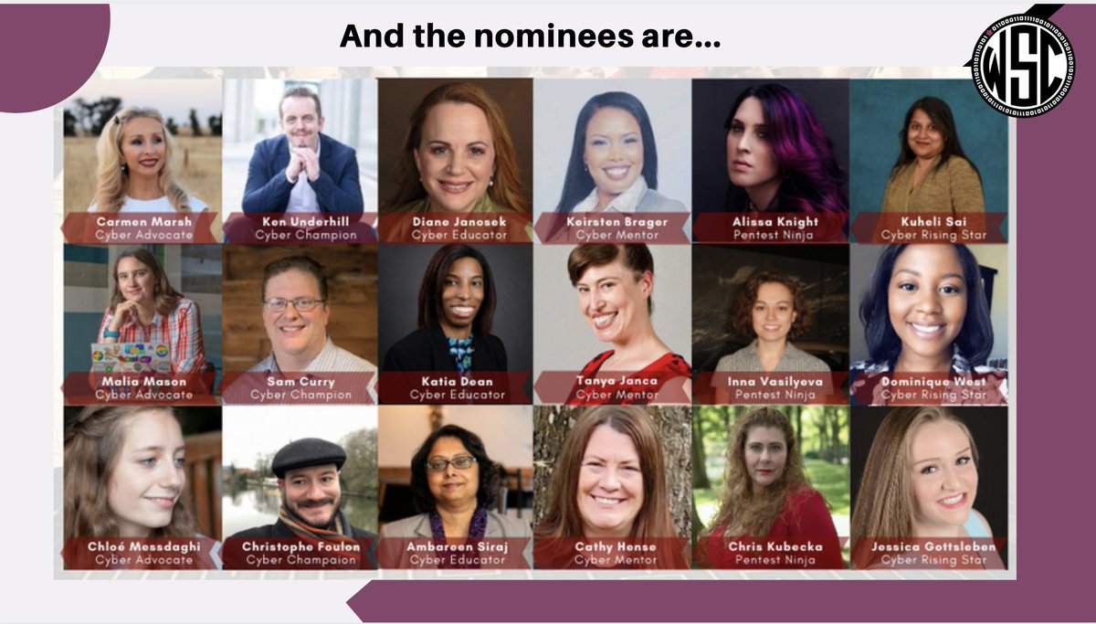 mansimusa's tweet photo. Today is THE day! RSVP to support fellow rockstars of the industry with #WSCAnnualAwards. Excited to hear @AlyssaM_InfoSec kickoff the event! Wouldn't be possible without judges, sponsors &amp; you  RSVP: https://t.co/M4sUSXUKaw https://t.co/9llKKPy4kX