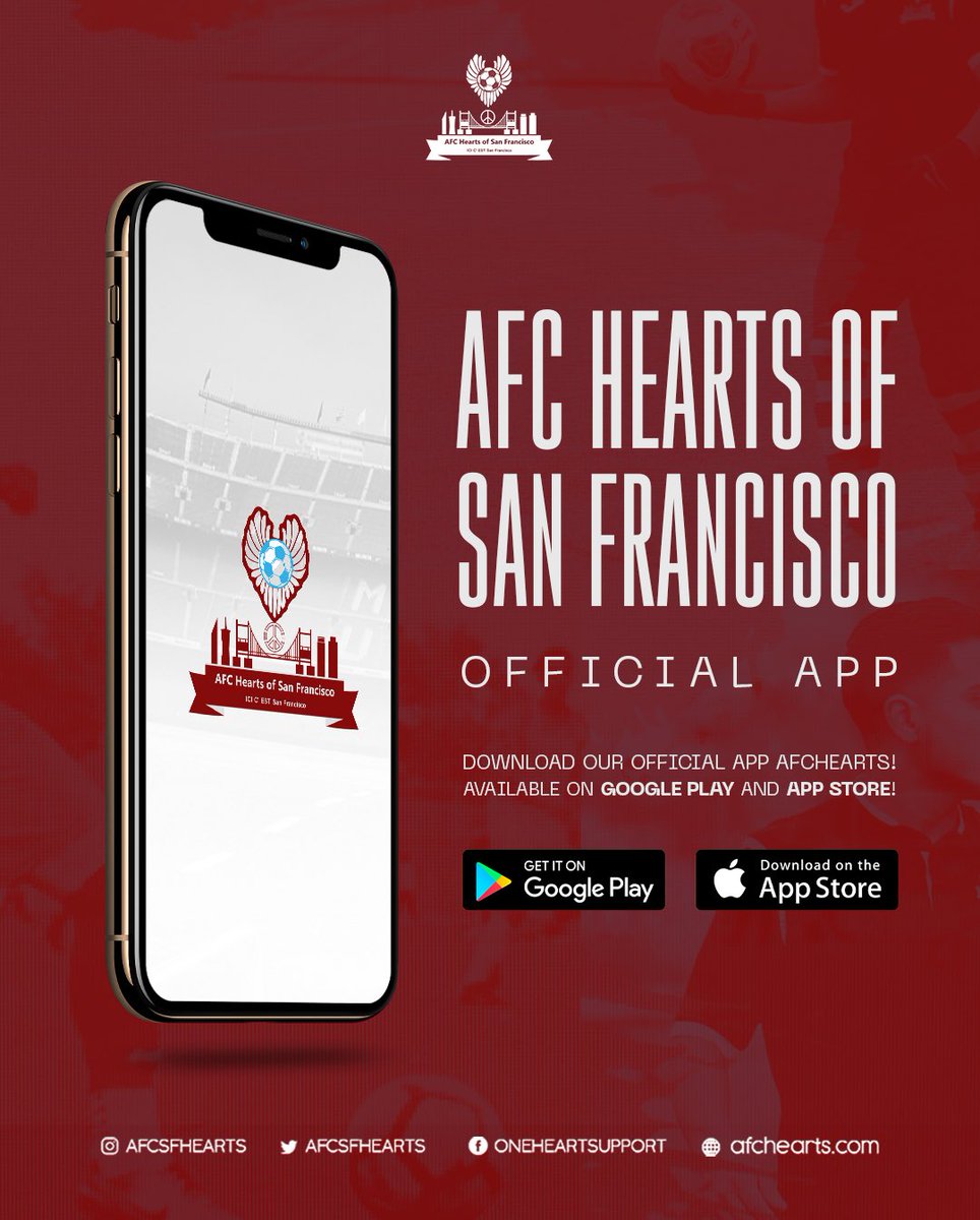AFCSFHearts's tweet photo. Download our Official App! https://t.co/RUpytSfxsA