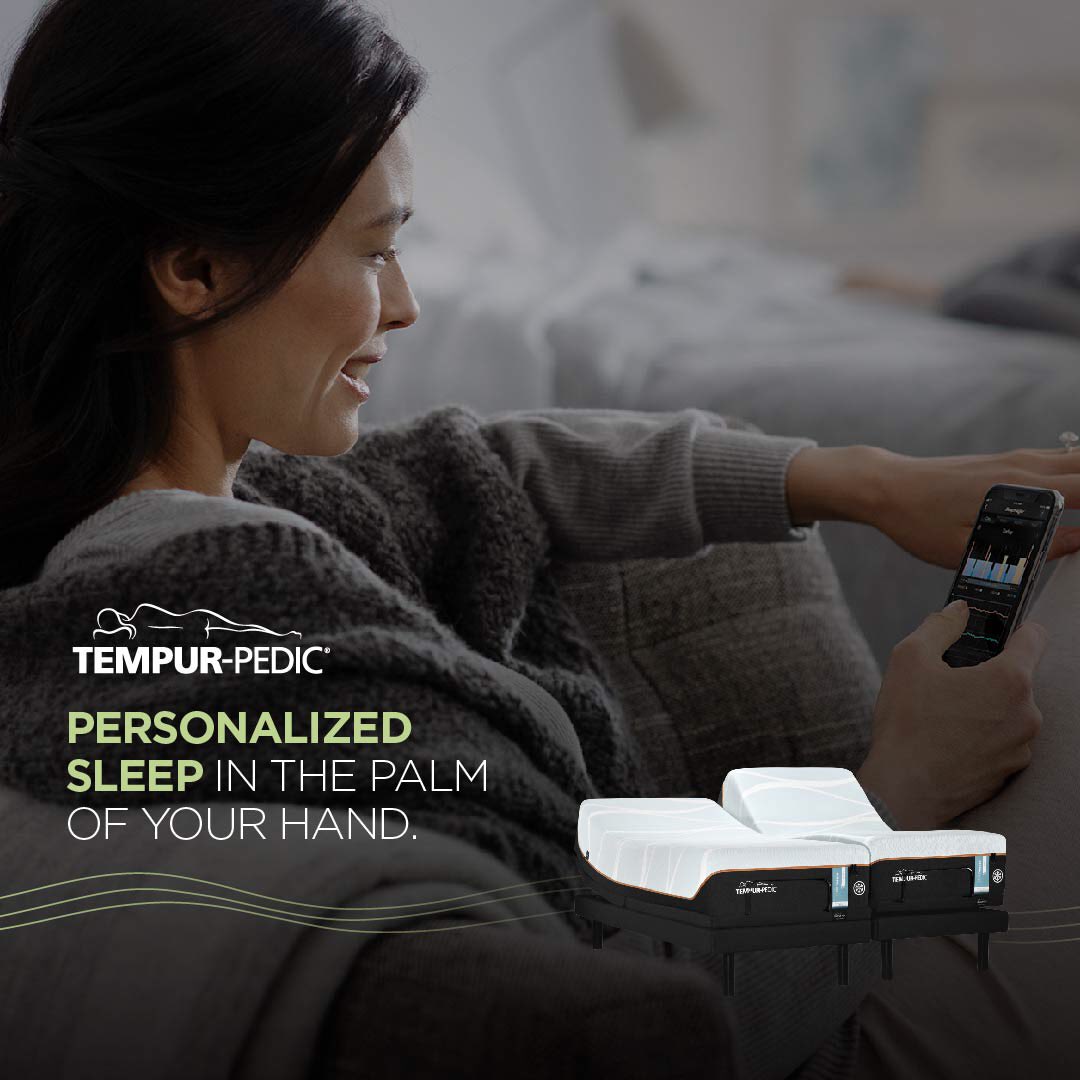 TempurPedicCDN's tweet photo. TEMPUR-ERGO® SMARTBASE: Take your sleep to the next level with TEMPUR-Ergo® Smart Base powered by @Sleeptracker®-AI. https://t.co/D3ng6SQ8D6