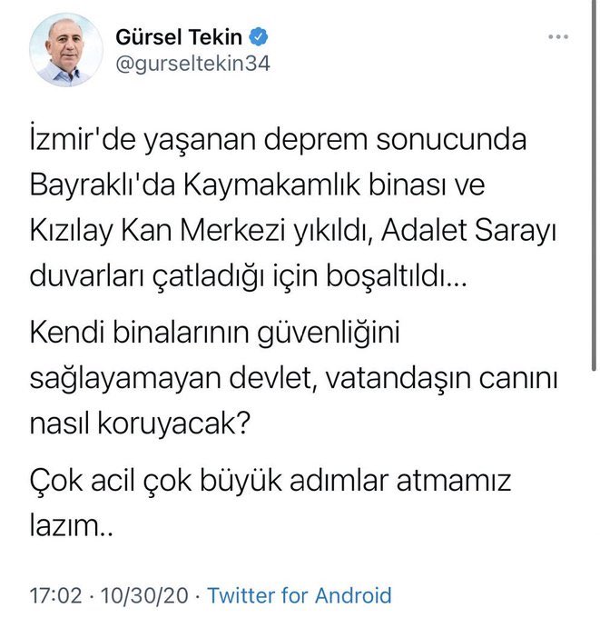 Bu yalancıyı iyi not edin bi kenara..
Depremden bile siyasi rant devşirmeye çalışanları bu millet tanıyacak...