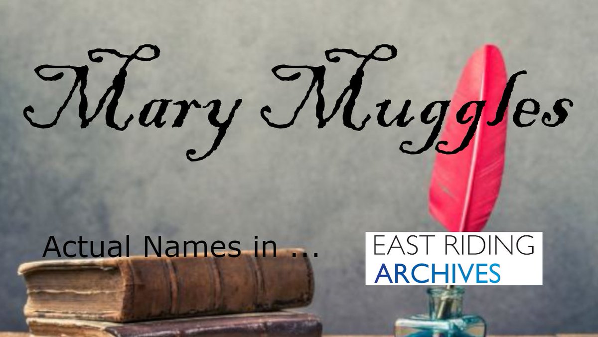 #ActualNames From Our #Archives:
... last week we brought you Harry Potter at a school in Sherburn, but it seems 18th century Humbleton was just full of Muggles. π ...
- Mary Muggles - (from #Humbleton baptism register 1778, ref PE68/4)
#ExploreYourArchive #names https://t.co/4GBJg4v6ZF