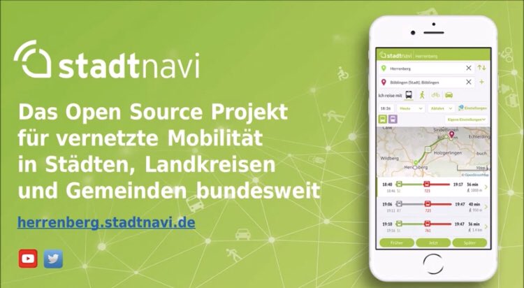 stadtnavi's tweet photo. @derarndt Dafür haben wir eben unser eigens für den Pitch erstelltes Video auf YouTube öffentlich geschaltet. 

https://t.co/mNkJhpaWy4 https://t.co/lWGNesmLP7