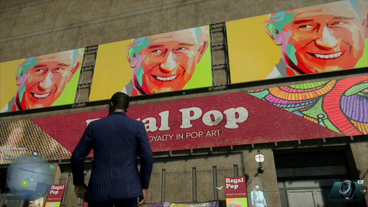 Downriver, another Albion-pandering exhibition at a gallery, with  @Tate Modern hosting Regal Pop: Royalty in Pop Art. Also very keen to remind us that Albion is keeping us safe, but in a way which makes me feel very unsafe indeed. Its new, I'll give them that. Four stars.